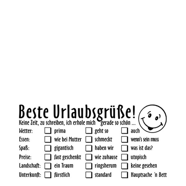 Urlaubsstempel